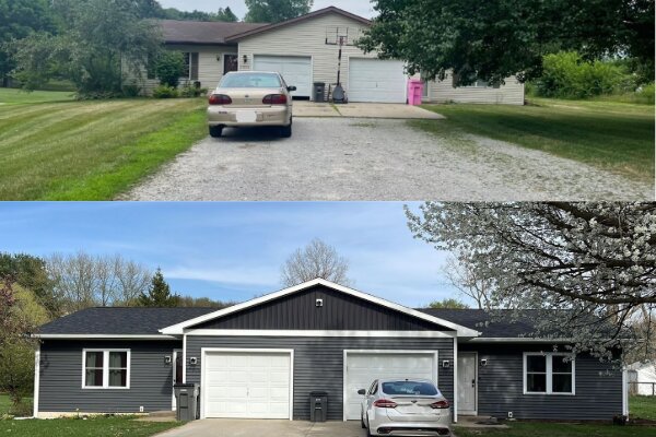 Before and After Siding Replacement Services